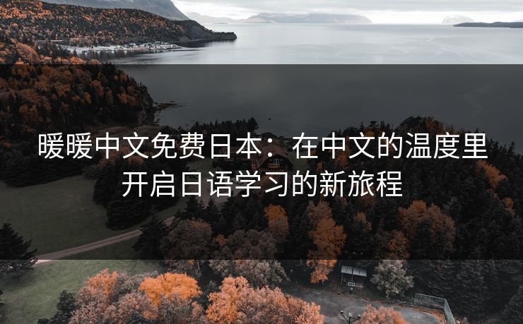 暖暖中文免费日本：在中文的温度里开启日语学习的新旅程